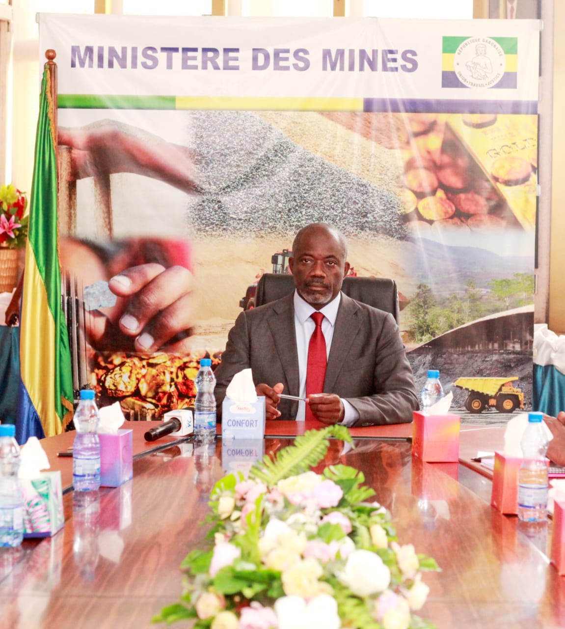 Ministère des Mines/ Projet corridor reliant Belinga à Mayumba ; Credit: 